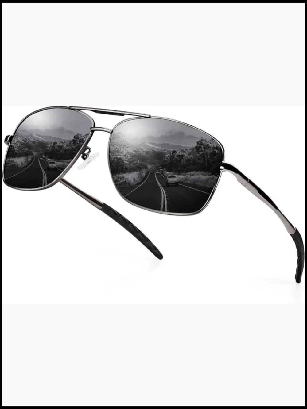 Polarized Aviator Sunglasses UV400 Protection Lightweight Pilot Sun Glasses